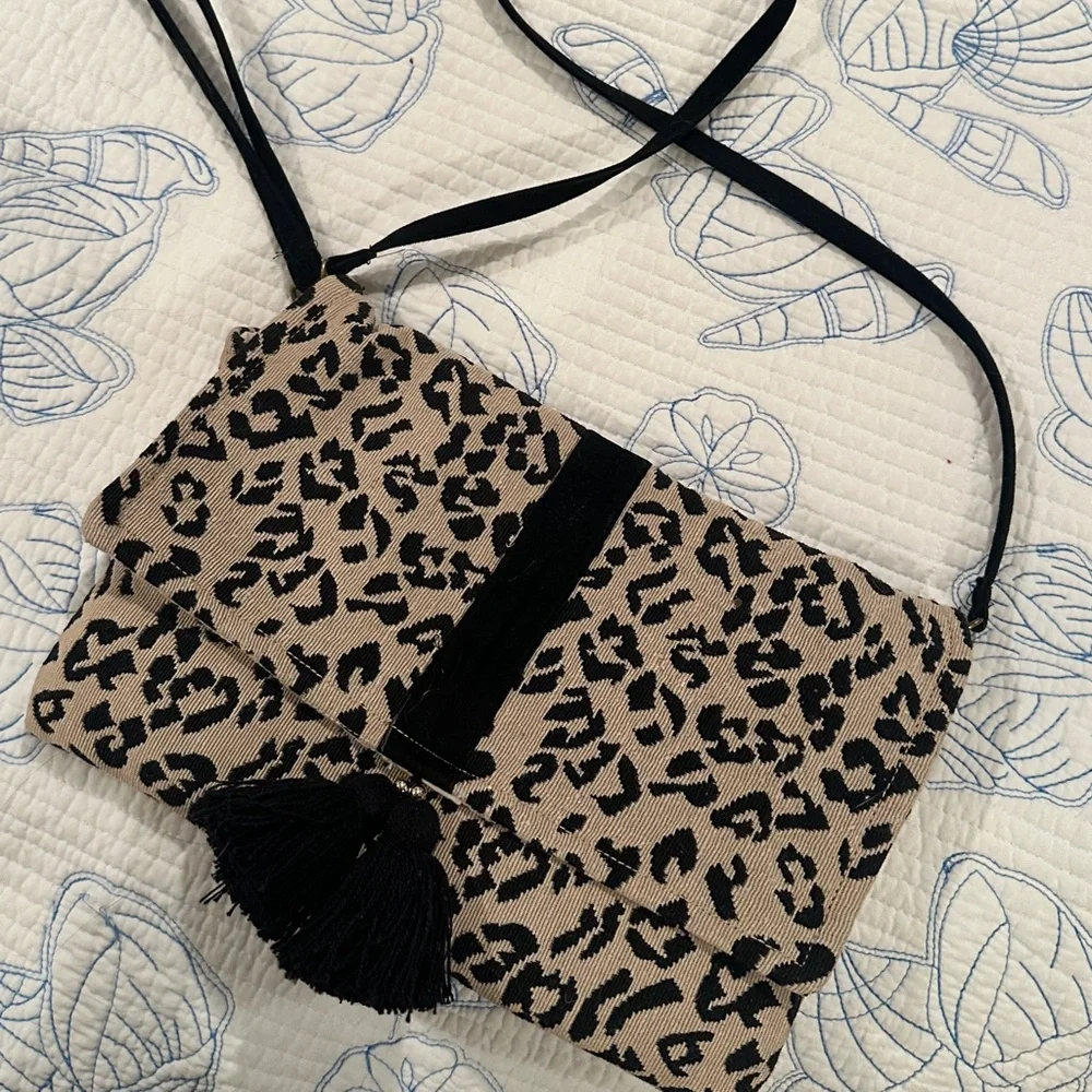 Leopard Print Crossbody Bag - Picture 1 of 3